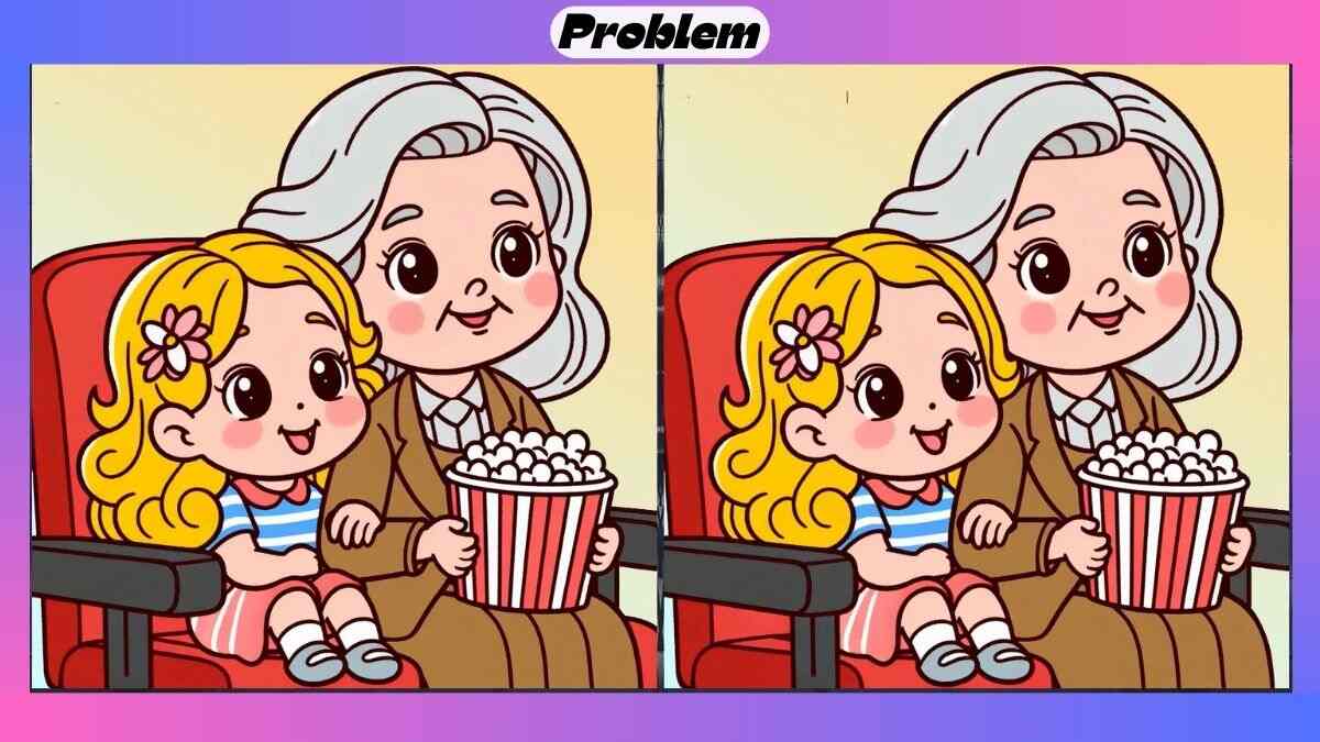 Find 3 Differences in 56 Seconds in This Movie Night Picture