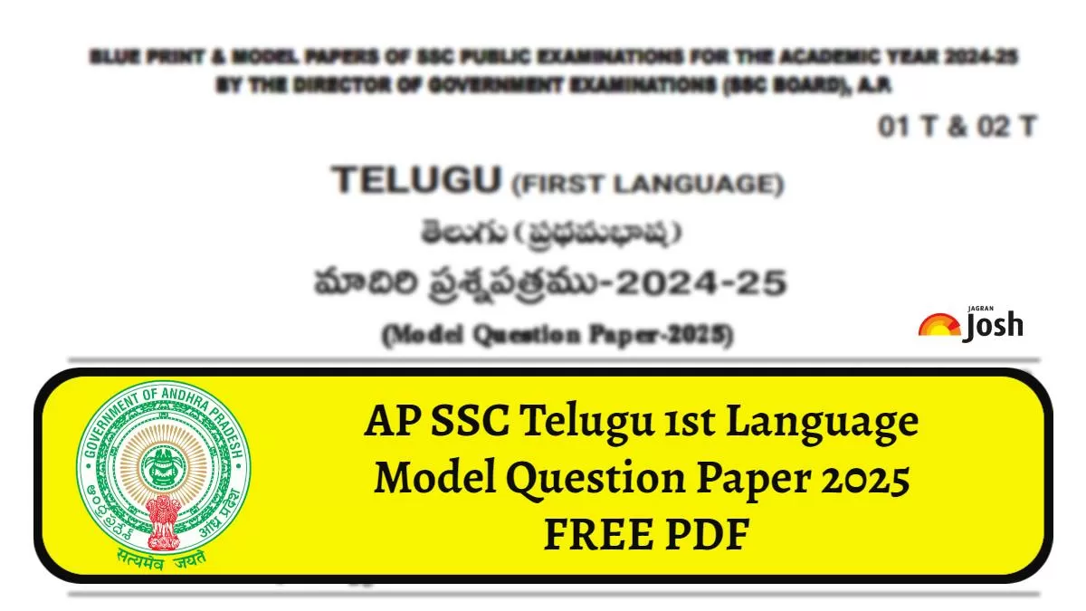 AP Board SSC Telugu 1st Language Model Question Paper for 2025 Exam, Download Free PDF here.