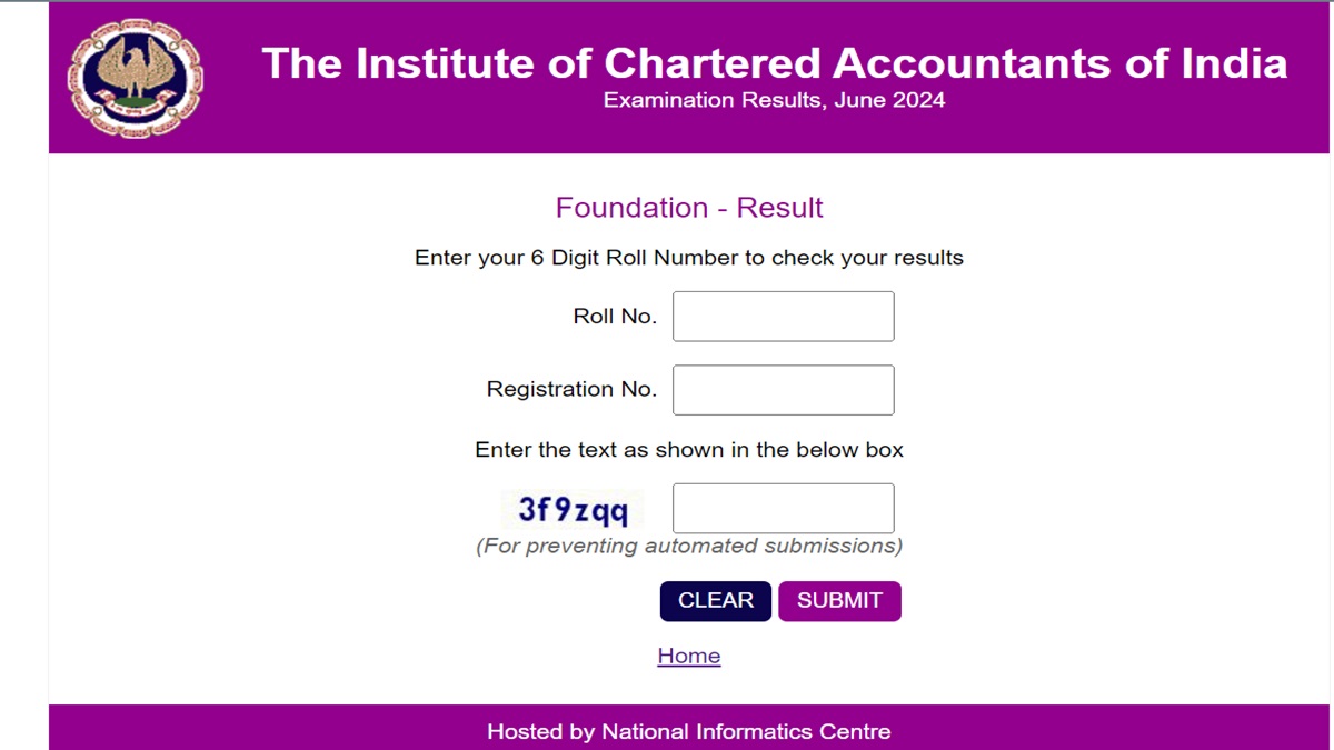 icai.nic.in Foundation Result 2024 Check Official Website Link for