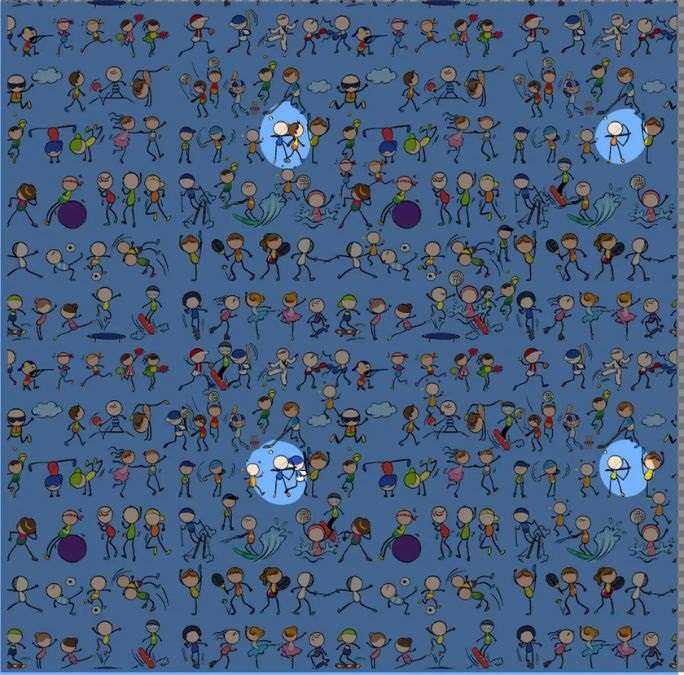 picture puzzle olympic games find hidden archers