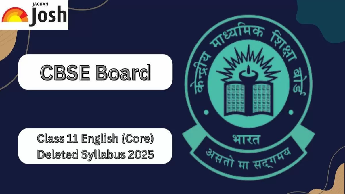 CBSE Class 11 English (Core) Deleted Syllabus 2025