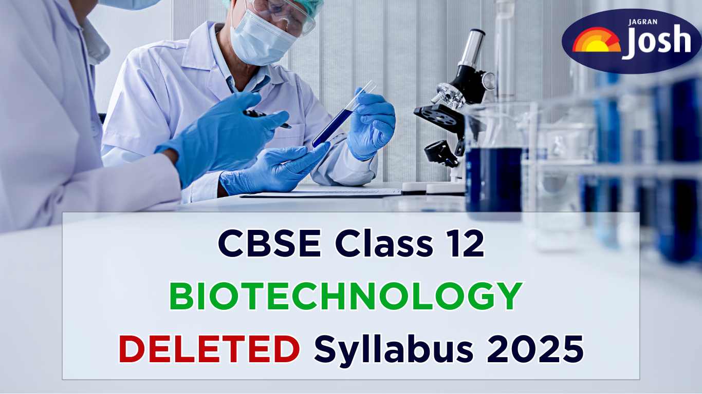 CBSE Class 12 Biotechnology Deleted Syllabus 2025: Check Full Details Here!