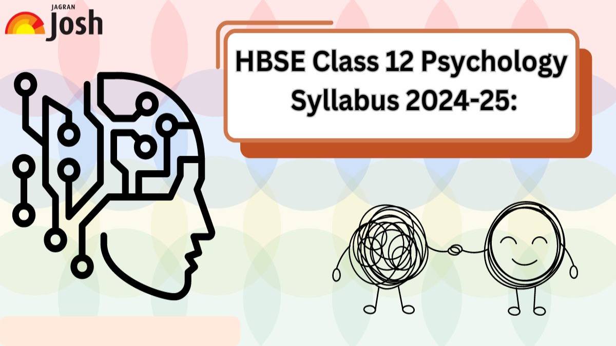 Hbse Class 12 Psychology Syllabus 2024 2025 Download Class 12th