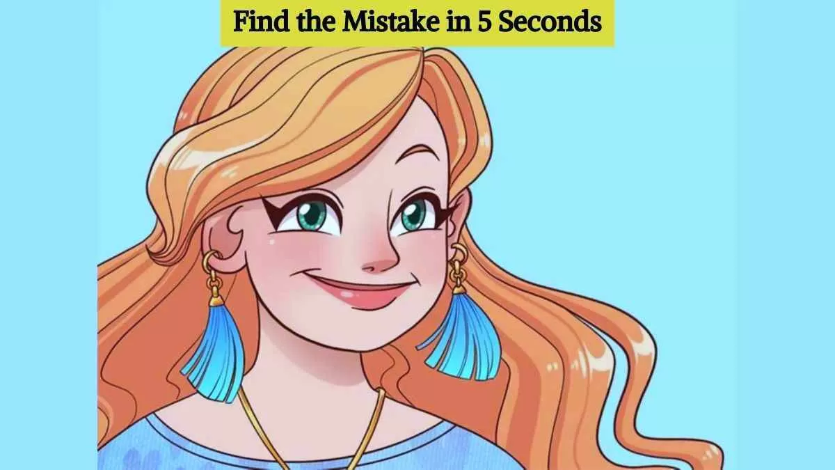 Find the mistake in the girl picture