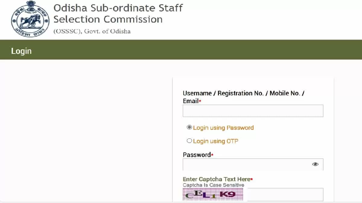 OSSSC Forest Guard Revised Answer Key 2024 OUT at osssc.gov.in