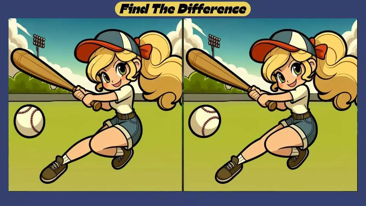 Find 3 Differences in 38 Seconds in This Baseball Scene