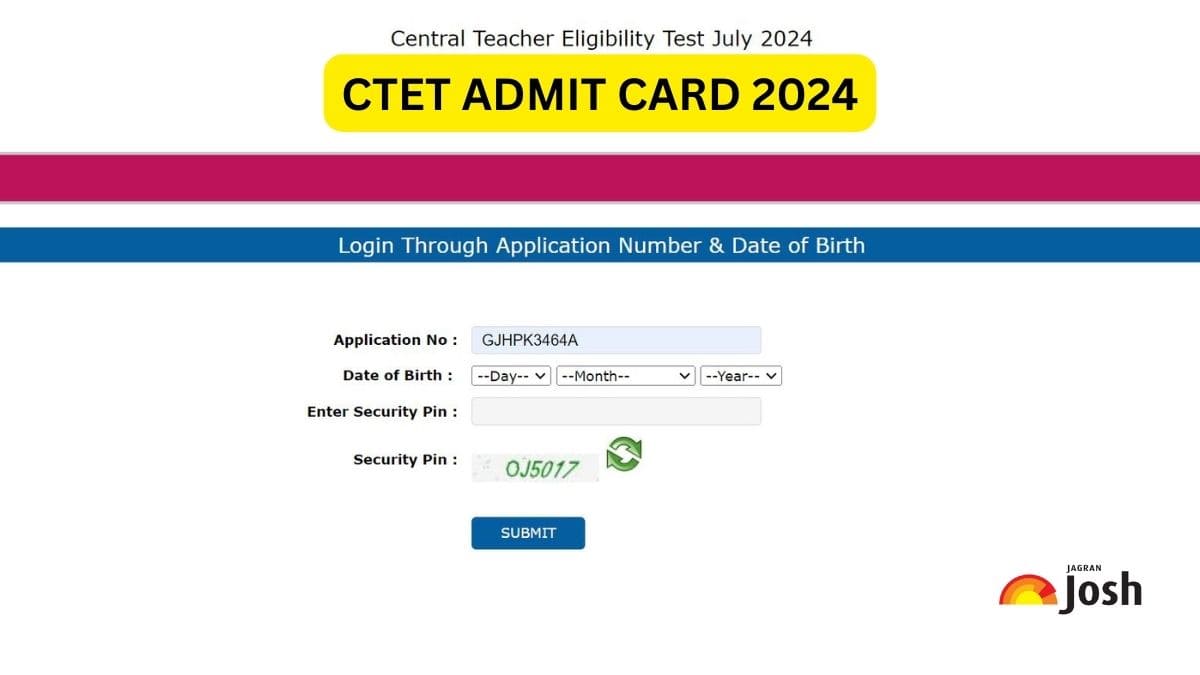 [Link Active] CTET Admit Card 2024 OUT Download CTET Exam July Call