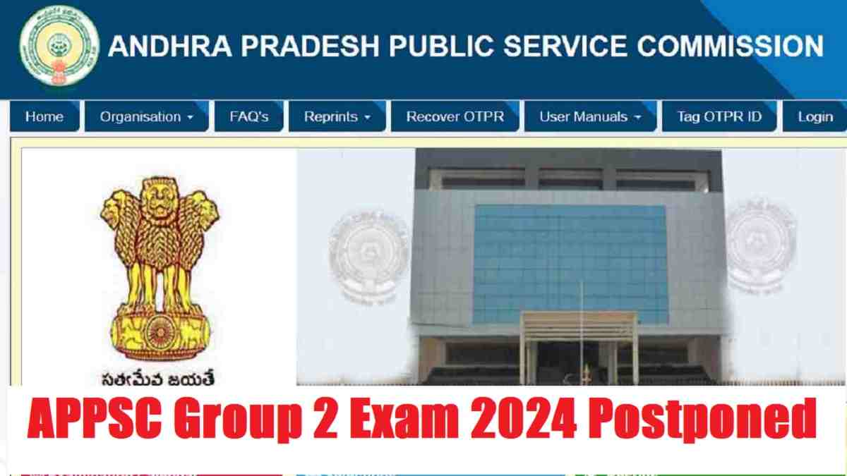 APPSC Group 2 Exam 2024 Postponed: Check Notice and latest update here 