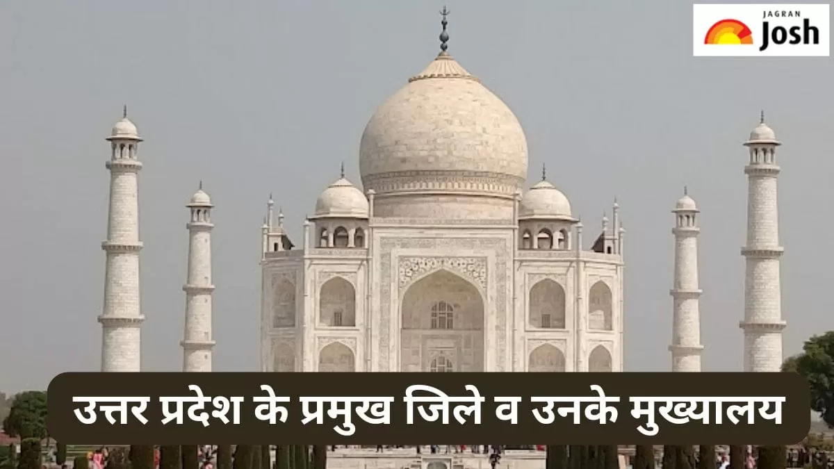 यूपी के प्रमुख जिले व उनके मुख्यालय