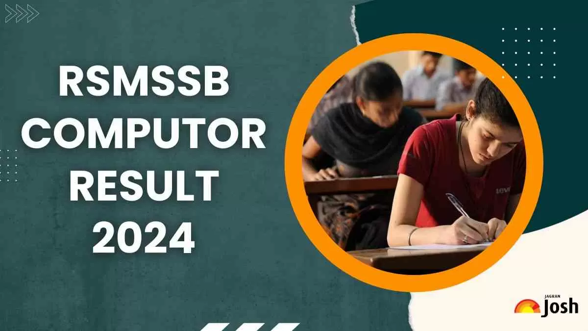 RSMSSB Computor Result 2024: आज आ सकता है राजस्थान संगणक भर्ती परीक्षा का परिणाम 