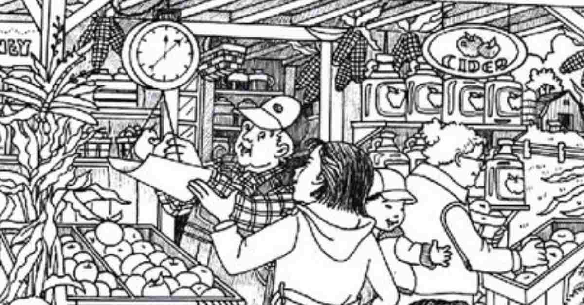 Seek and Find Puzzle: Think You're a Detective? Uncover the Mystery of the Missing Golf Club in this Market Maze!
