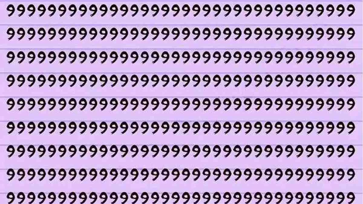 Can You Spot The Number 6 Among 9’s In This Optical Illusion?