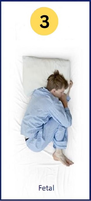 fetal sleeping position personality