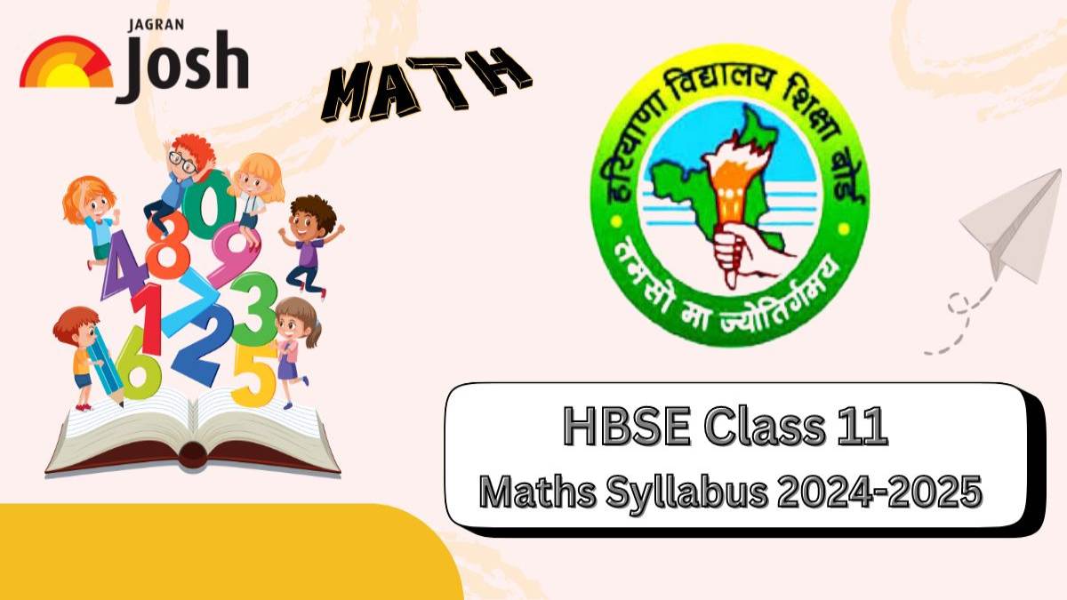 class 11 maths syllabus 2025 26 hbse
