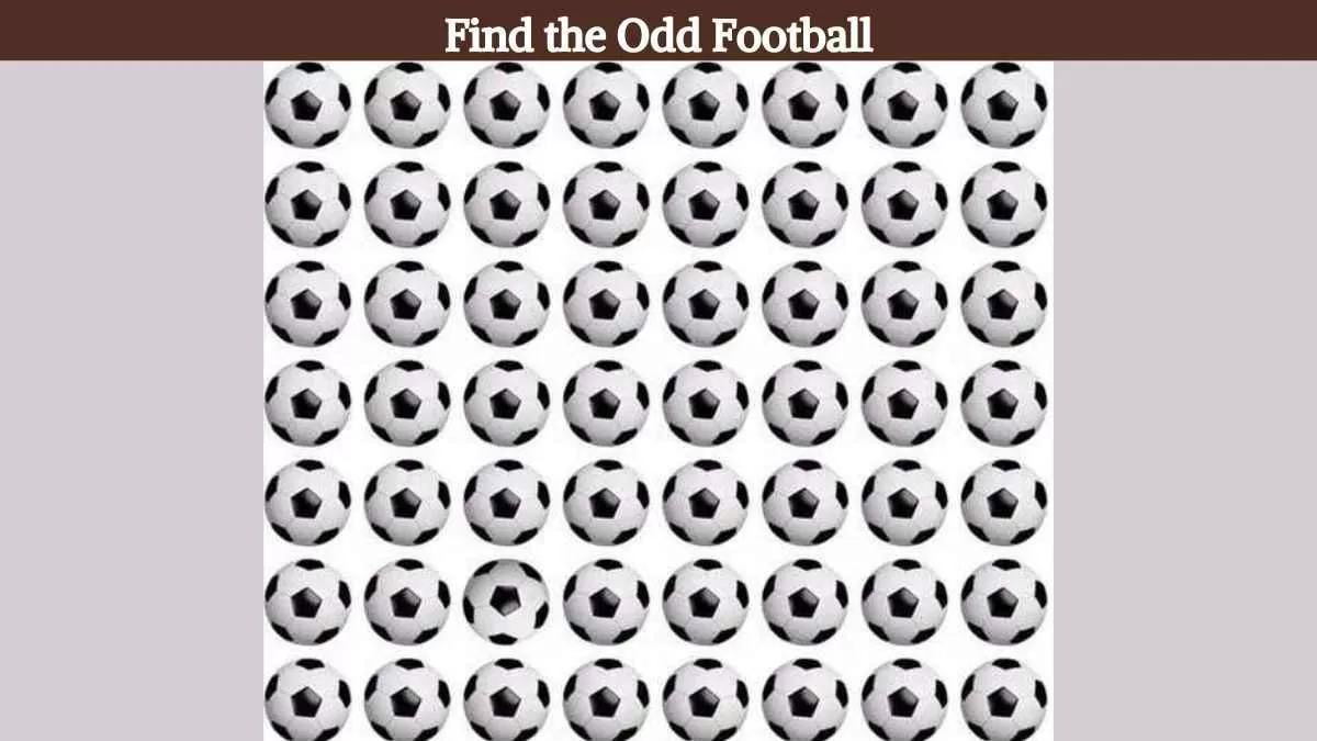 Find the odd football