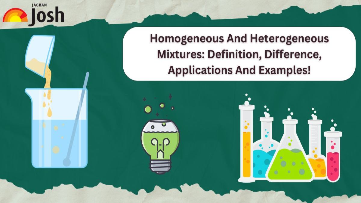 Homogeneous And Heterogeneous Mixture: Definition, Difference, Applications And Examples! 