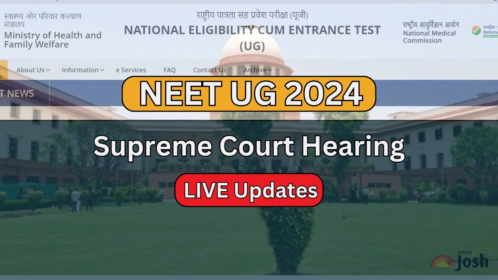 [LIVE] NEET UG Supreme Court Hearing Paper Leak an Admitted Fact Says