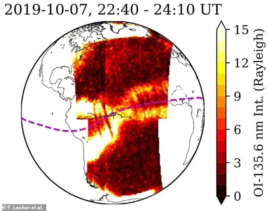 NASA’s GOLD Mission Spots X and C-shaped Structures In Earth’s ...