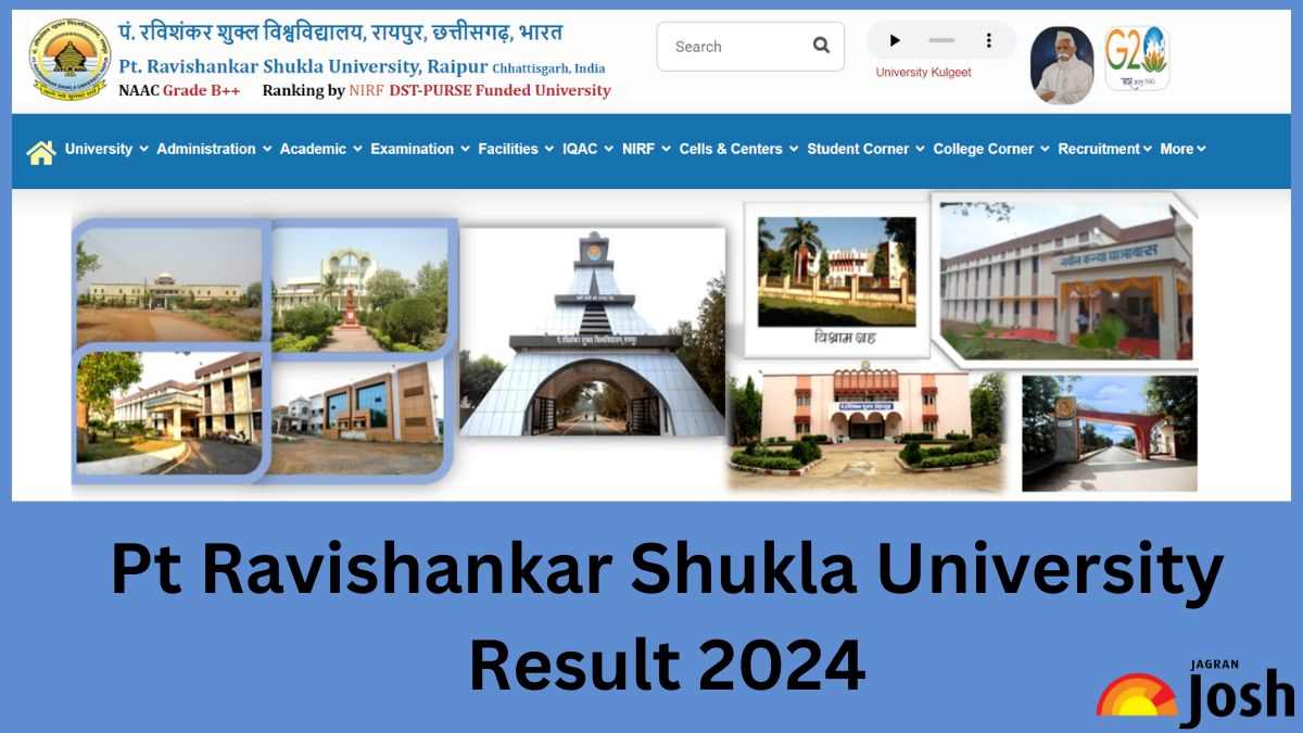 PRSU Result 2024 OUT at prsu.ac.in, Direct Link to Download UG and PG ...