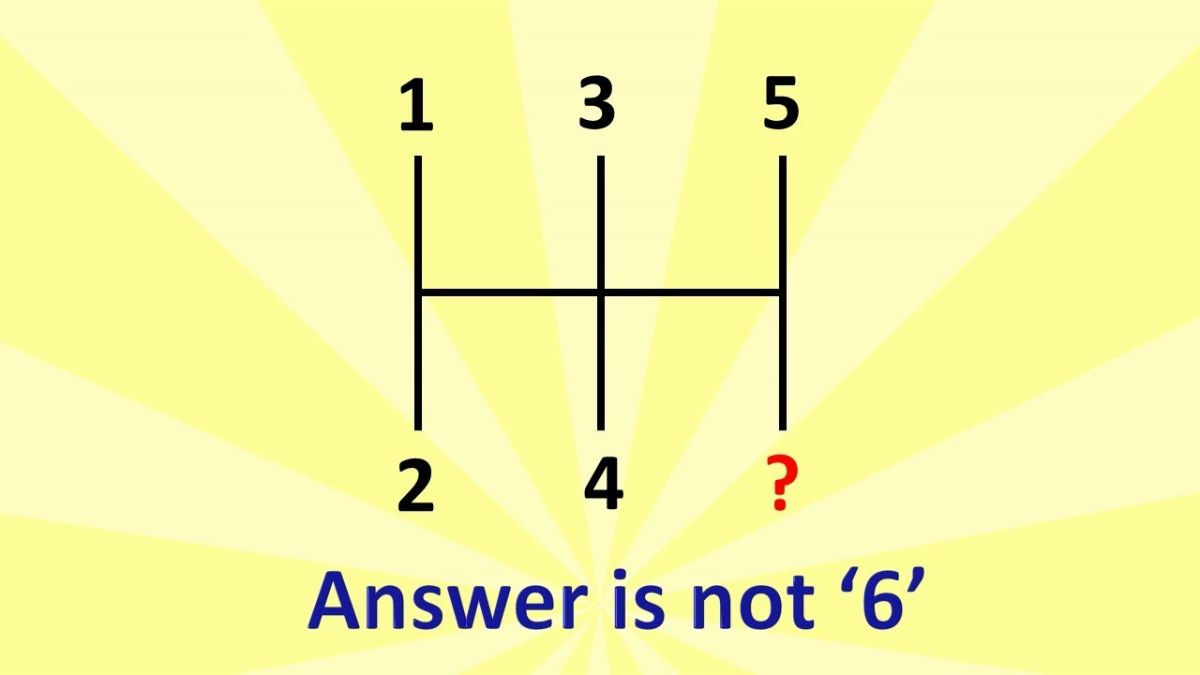 Brain Teaser IQ Test: Only The Smartest 5% Can Replace The Question Mark In 8 Seconds! (Answer Is Not 6) 