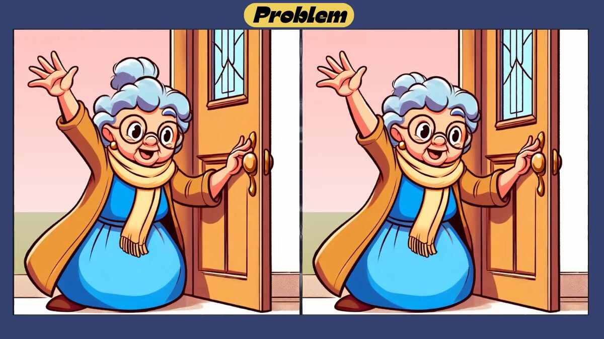 Find 3 Differences in 40 Seconds in This Grandmother Scene