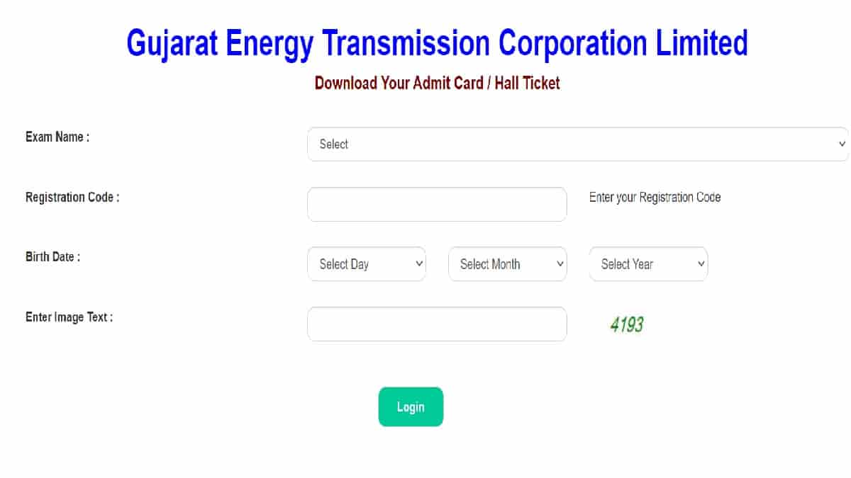  GETCO Admit Card 2024 for Vidyut Sahayak OUT at getcogujarat.com, Download Here