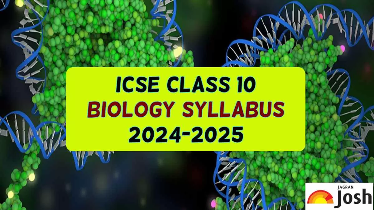 Icse Class 10 Biology Syllabus 2024 2025 Pdf