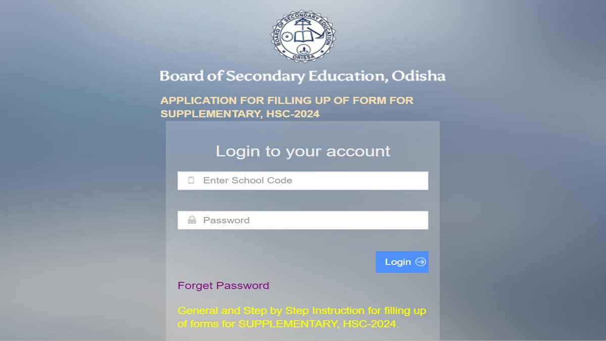 Odisha 10th Supplementary Applications Open, Apply at bseodisha.ac.in