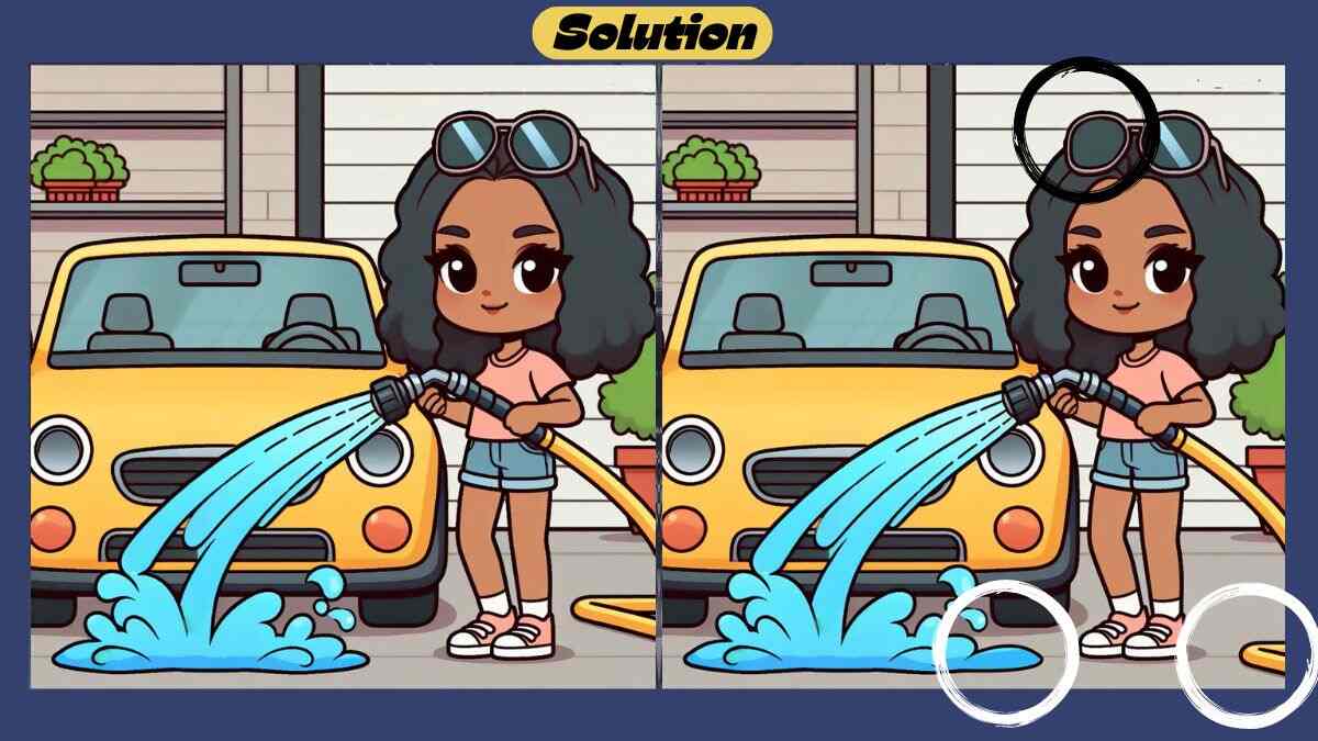 Find 3 Differences in 41 Seconds in This Car Washing Scene