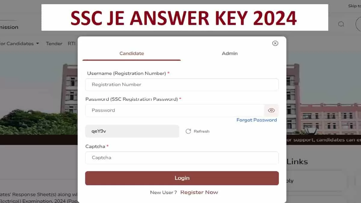 SSC JE Answer Key 2024 OUT At Ssc.gov.in: Download Junior Engineer ...