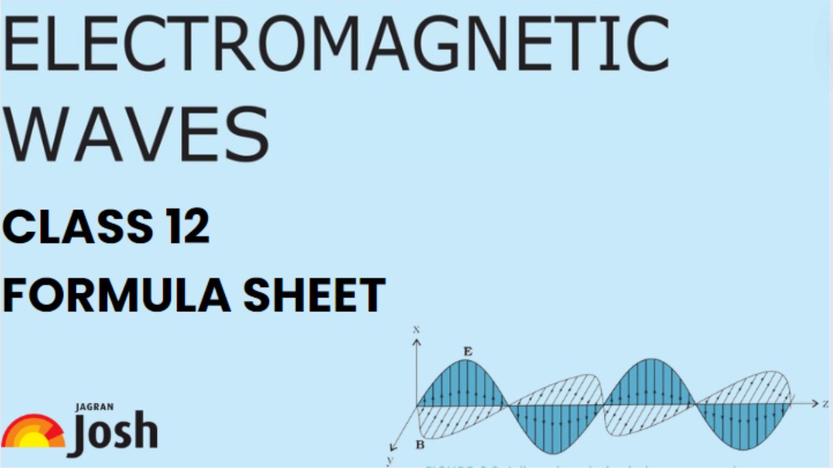 CBSE Class 12 Electromagnetic Waves Formula List: Download PDF