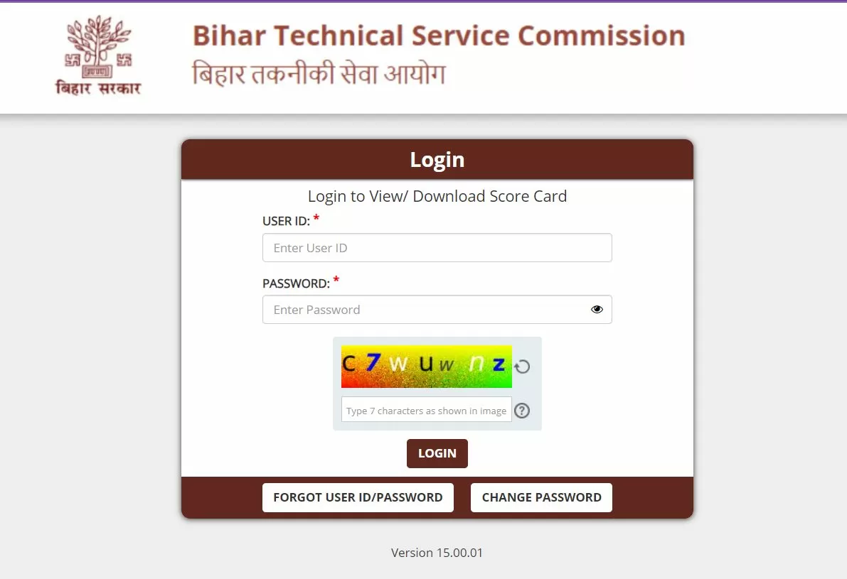 बिहार बीटीएससी आईटीआई इंस्ट्रक्टर रिजल्ट 2024 डाउनलोड करने के लिए आपको लॉगिन क्रेडेंशियल का उपयोग करना होगा।