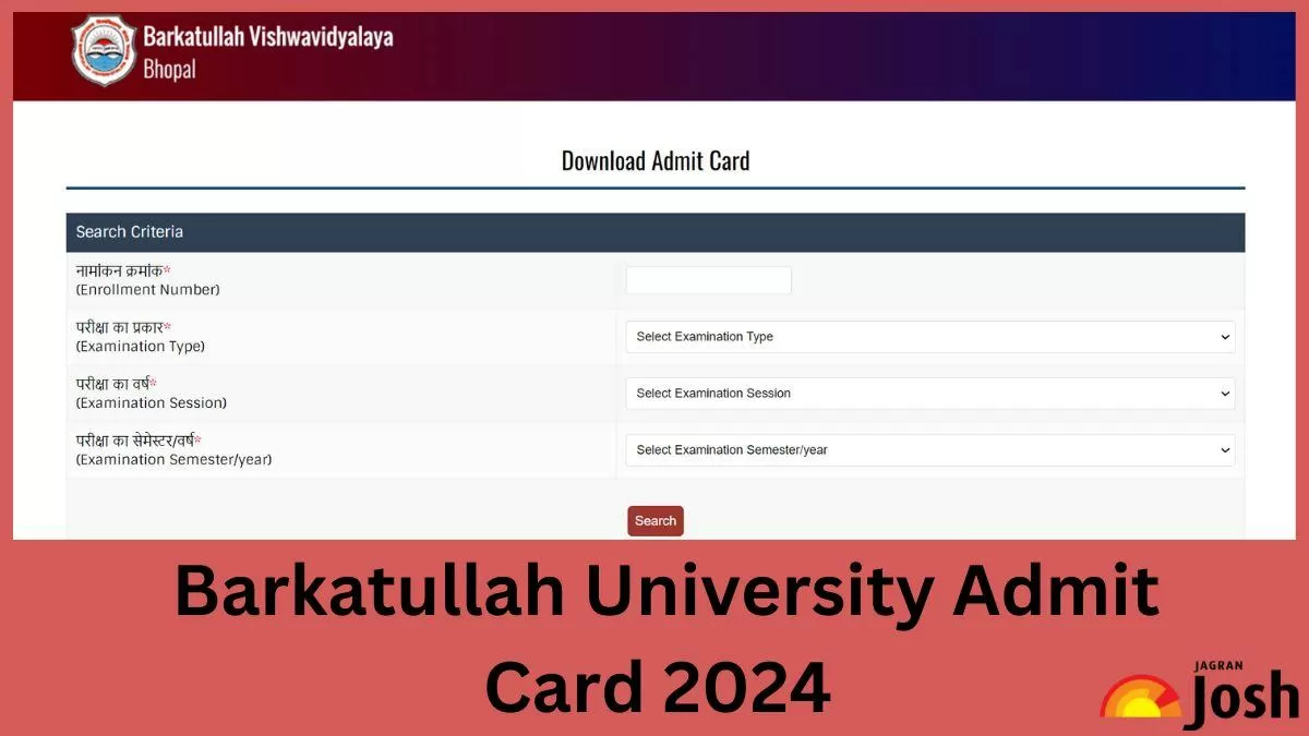 Get the direct link to download the Barkatullah University Admit Card 2024 PDF here.
