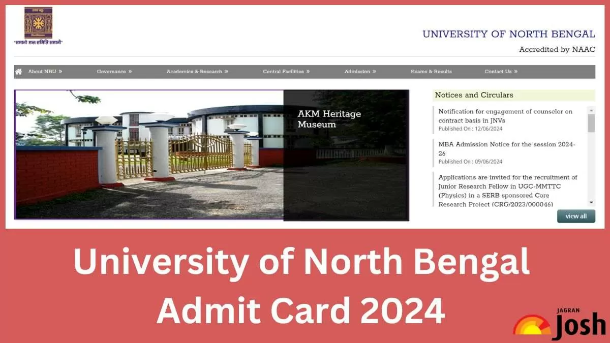 Check NBU Even Semester Exam Dates 2024 PDF here.