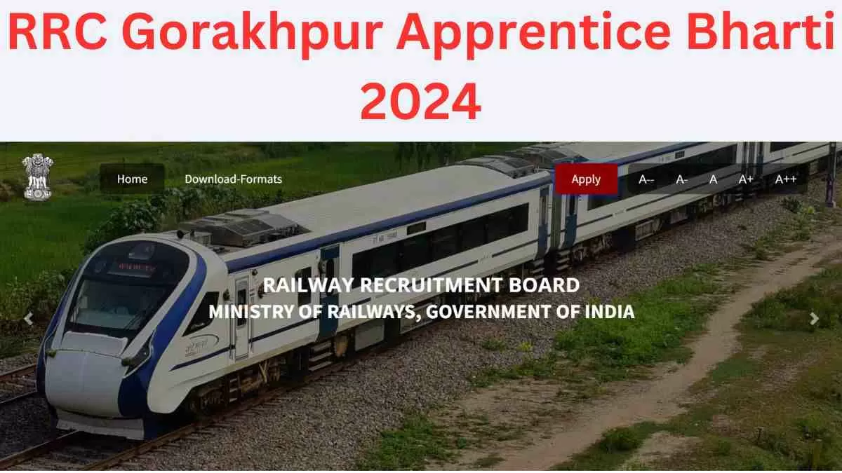 RRC Gorkhpur Apprentice Bharti 2024: आरआरसी गोरखपुर में अपरेंटिस के 1104 पदों पर निकली भर्ती    