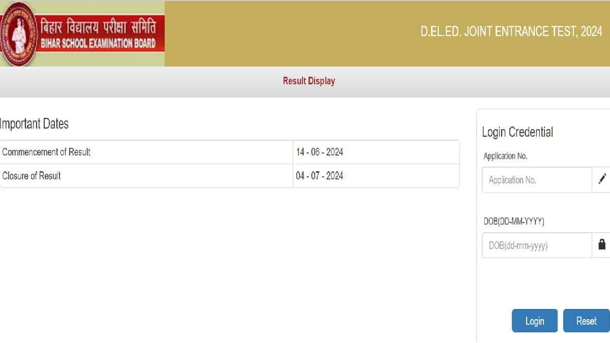 Bihar Deled Result 2024 OUT at secondary.biharboardonline.com: Download Marks Here