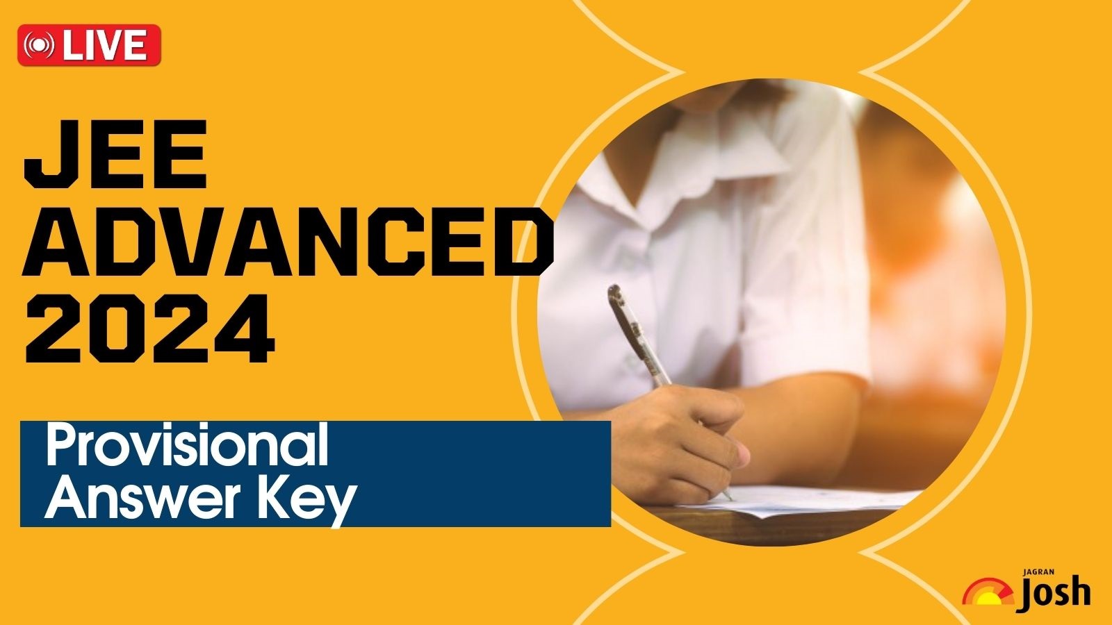 JEE Advanced Answer Key 2024 LIVE: IIT Madras JEE Advanced Paper 1, 2 Answer Key to be Released Tomorrow on jeeadv.ac.in at 10 AM - Vimarsana News