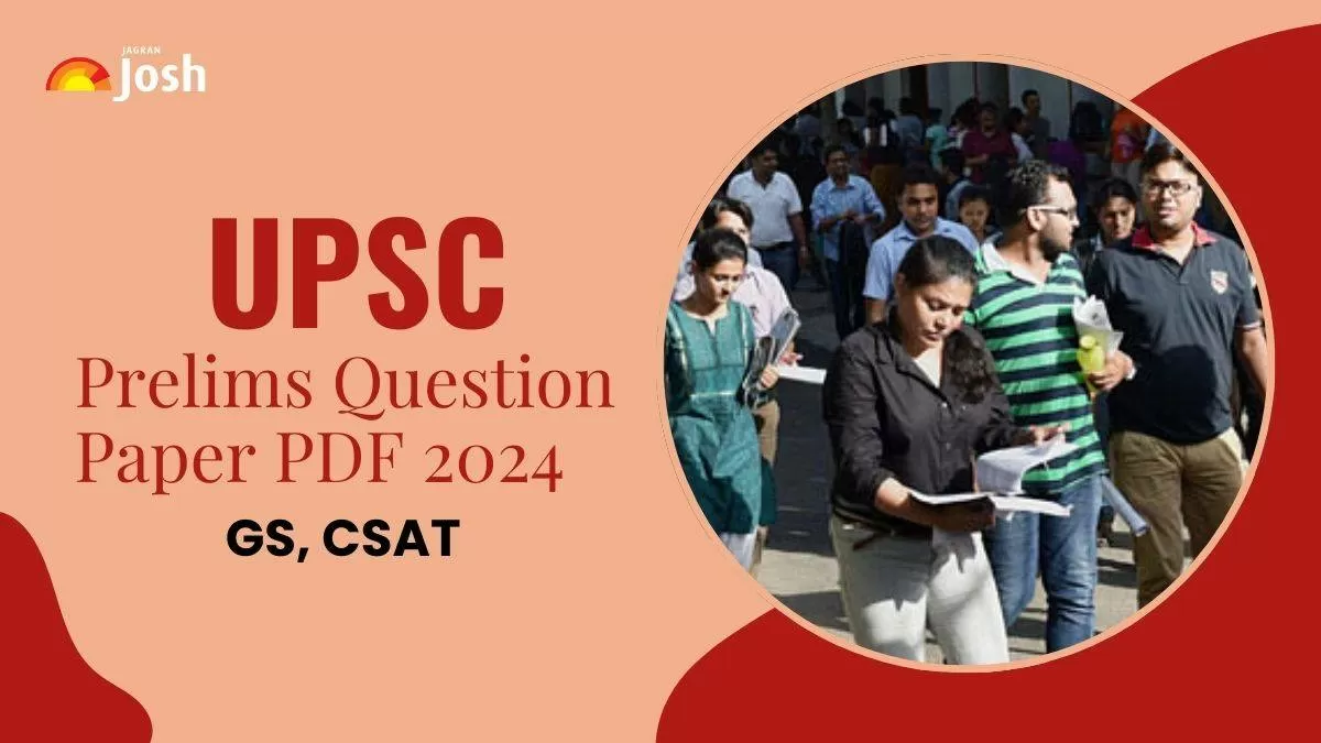 UPSC IAS Question Paper 2024: यहां से सेट वाइज A,B,C और D यूपीएससी प्रीलिम्स पेपर पीडीएफ डाउनलोड करें।