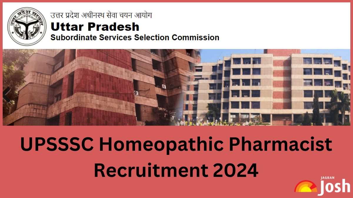 UPSSSC Homeopathic Pharmacist Recruitment 2024; Notification OUT for 397 Posts, Check Eligibility