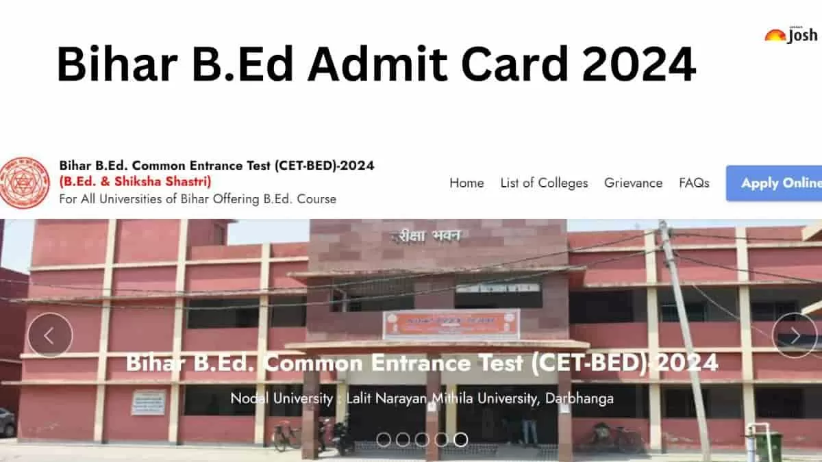 Bihar B.Ed Admit Card 2024 Download biharcetbed-lnmu.in
