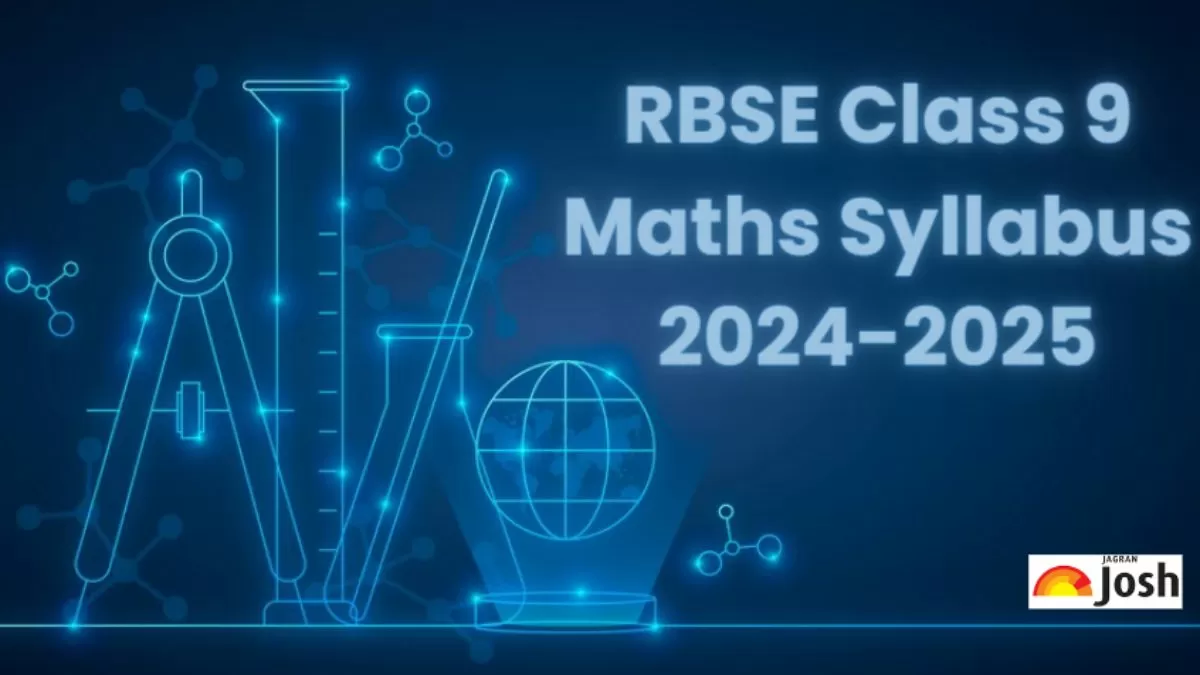 Rajasthan Board RBSE Class 9th Maths Syllabus 2025 PDF