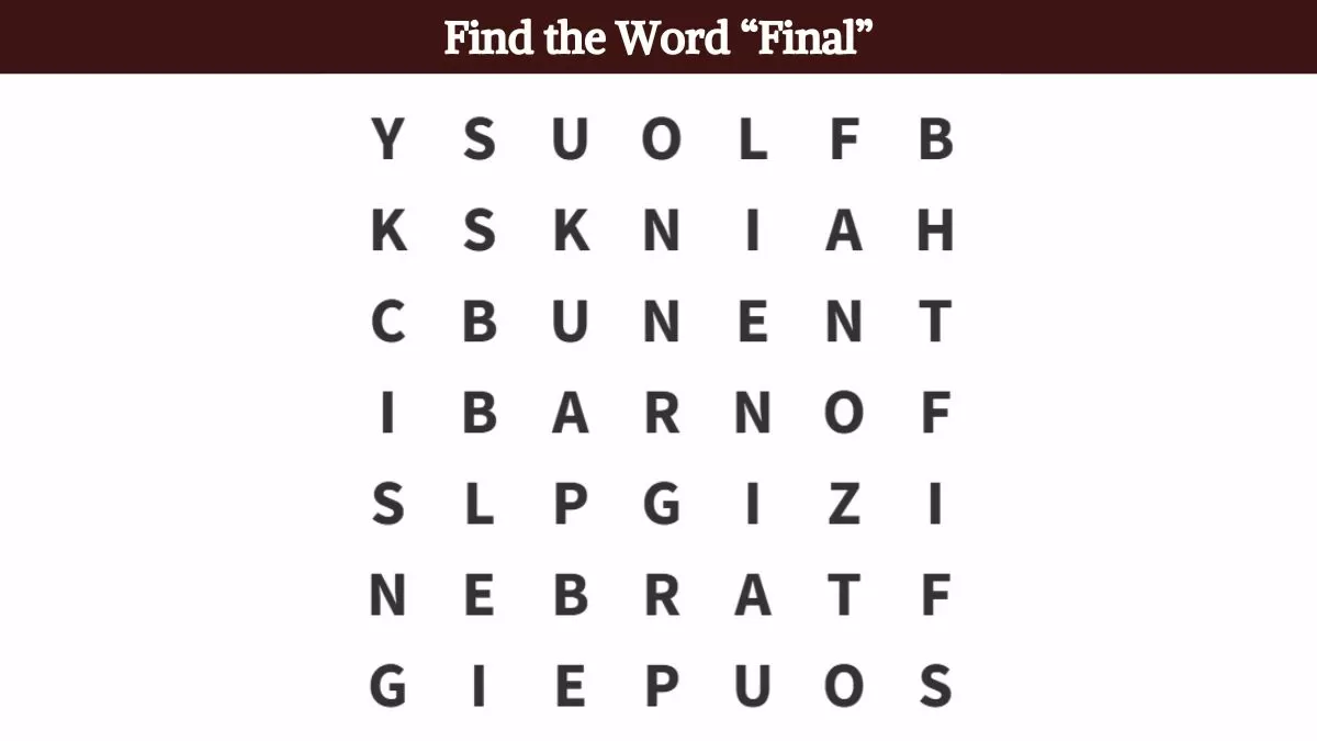 Find the word final