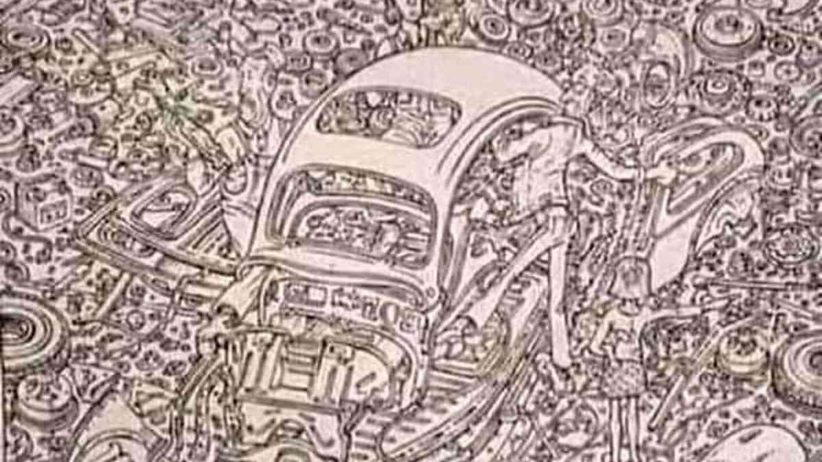 Are You A Visual Detective? Find The Hidden Cat In 8 Seconds In This Optical Illusion!