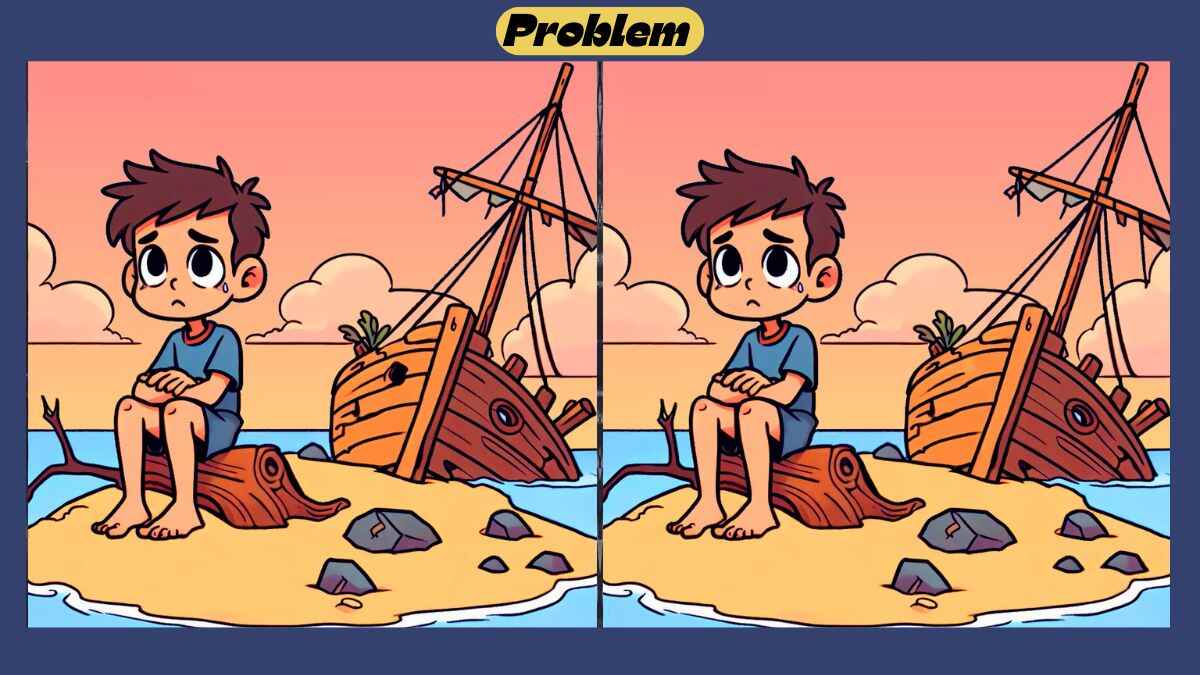 Find 3 Differences in 32 Seconds in This Ship Wreck Scene