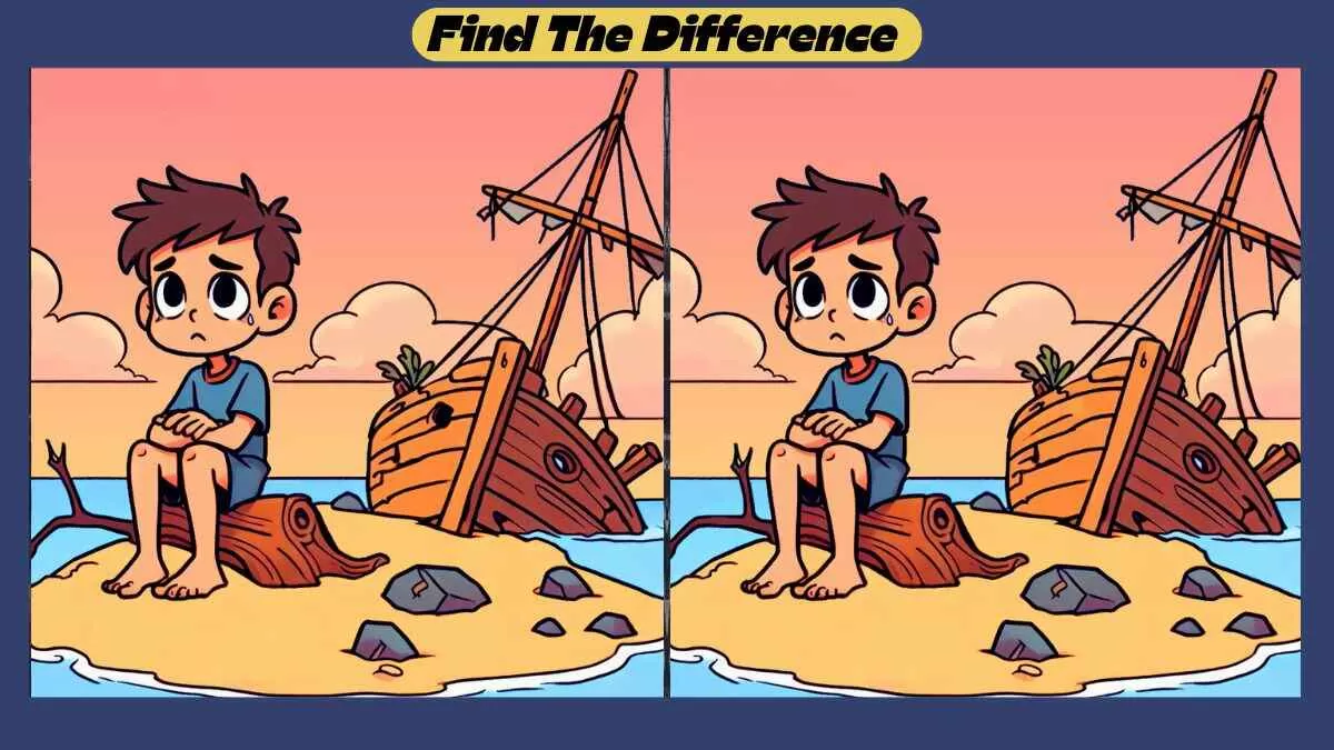 Find 3 Differences in 32 Seconds in This Ship Wreck Scene