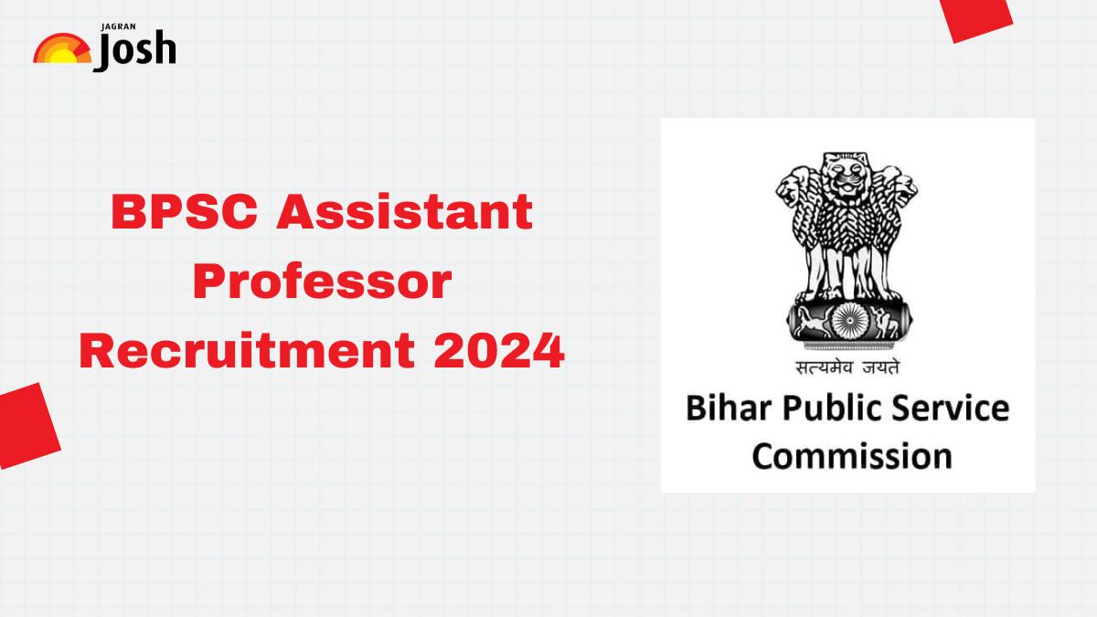 BPSC Assistant Professor Recruitment 2024 Notification Out for 1339