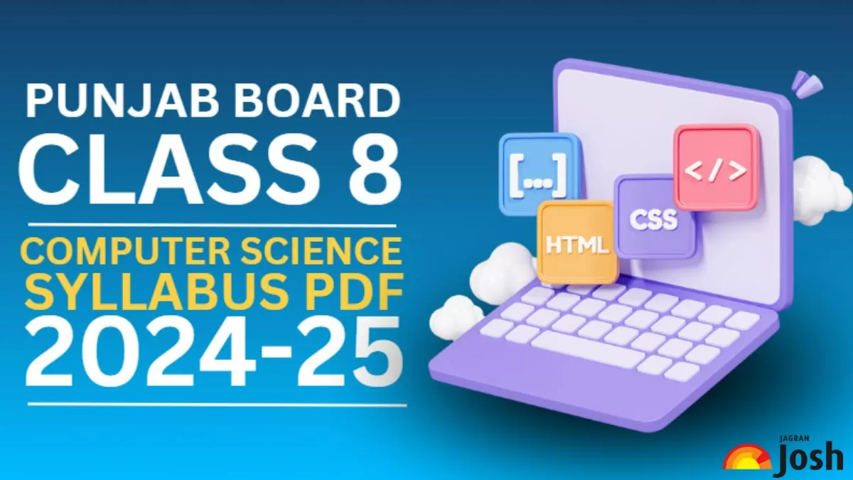 Get here Punjab Board PSEB Class 8 Computer Science Syllabus 2024-25 PDF.