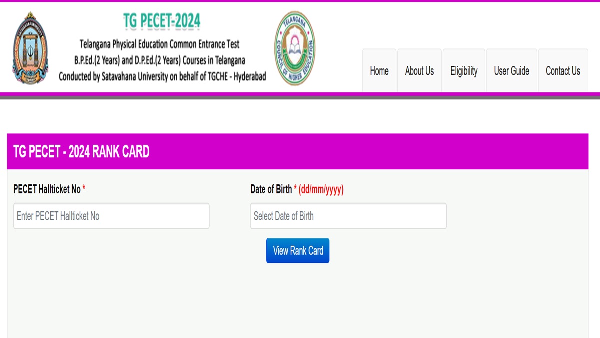 TG PECET Result 2024, Get Direct Link Here