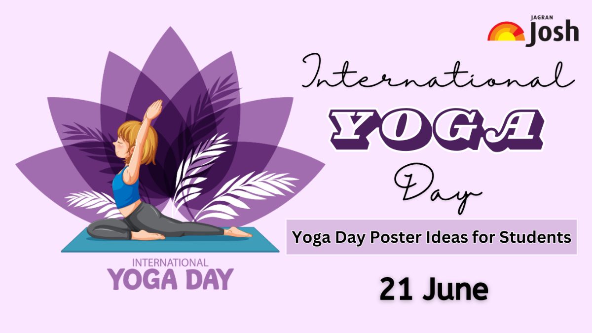 International Yoga Day 2024 Poster Making Ideas for School Children ...