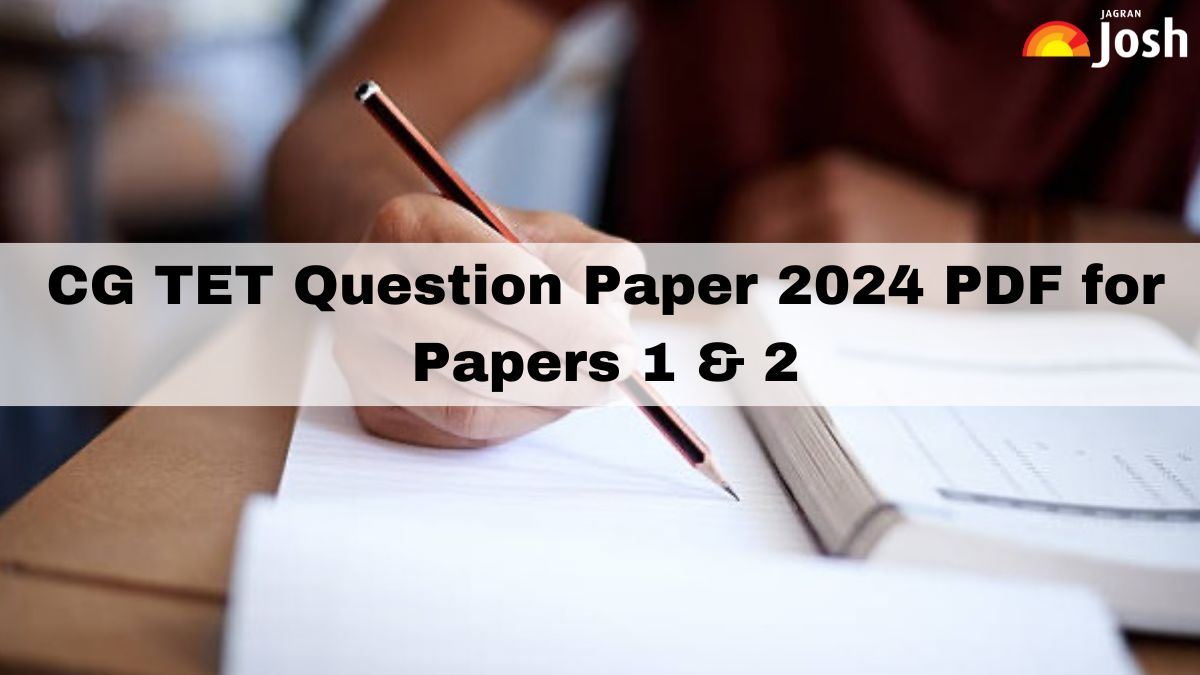 Cg Tet Question Paper 2024 Download Paper 1 And 2 Pdf Set Wise 0389